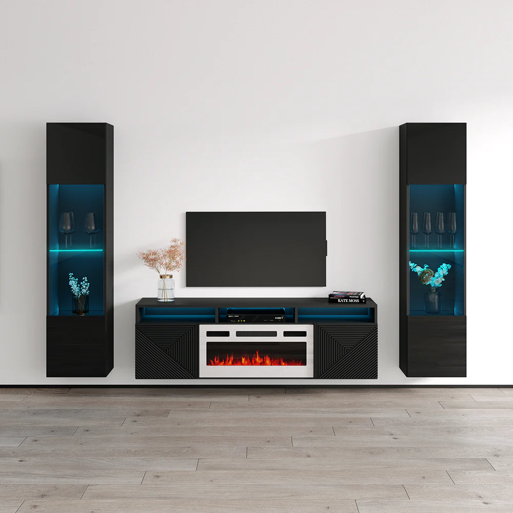 Giza WH-EF Floating Fireplace Entertainment Center - Image 41