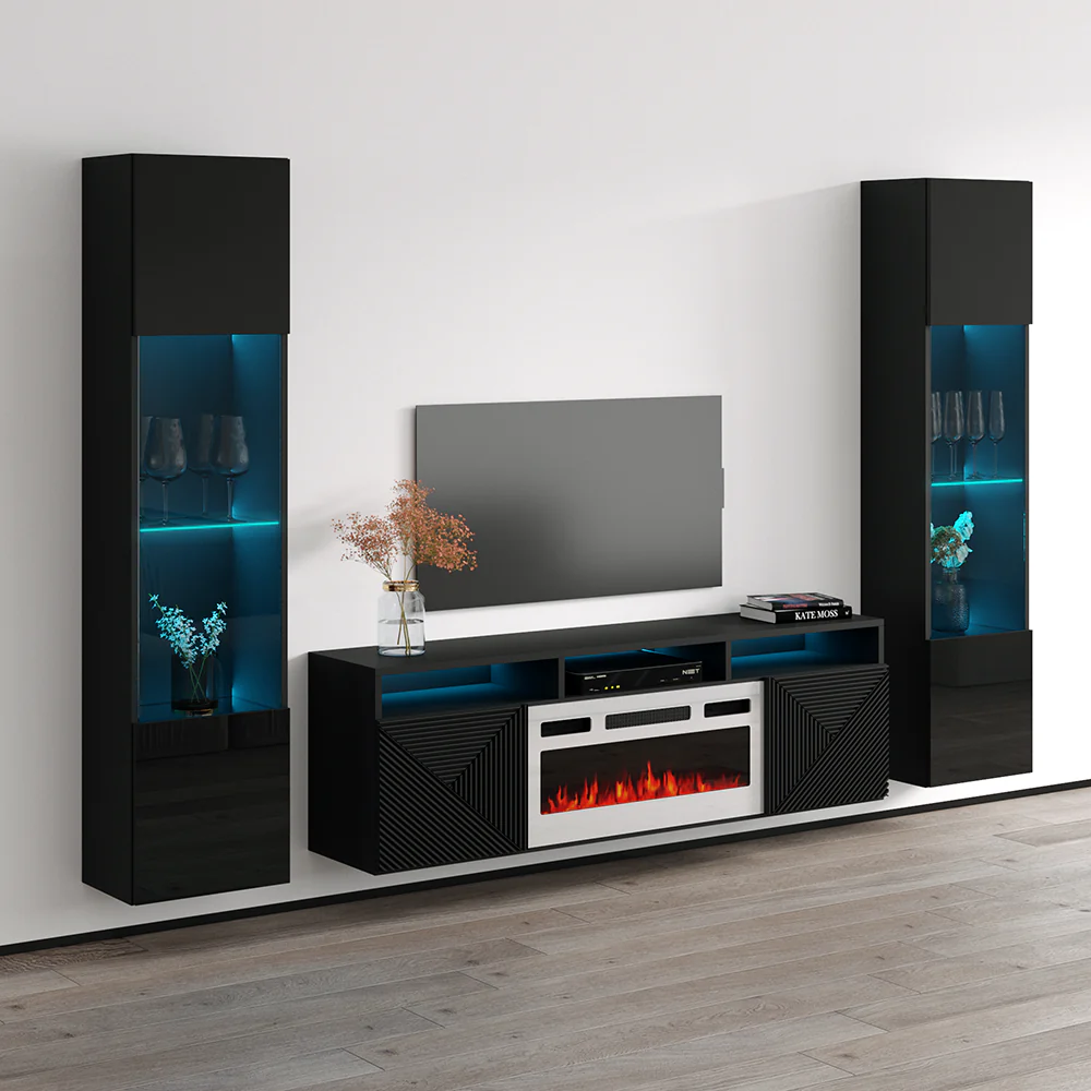 Giza WH-EF Floating Fireplace Entertainment Center - Image 42