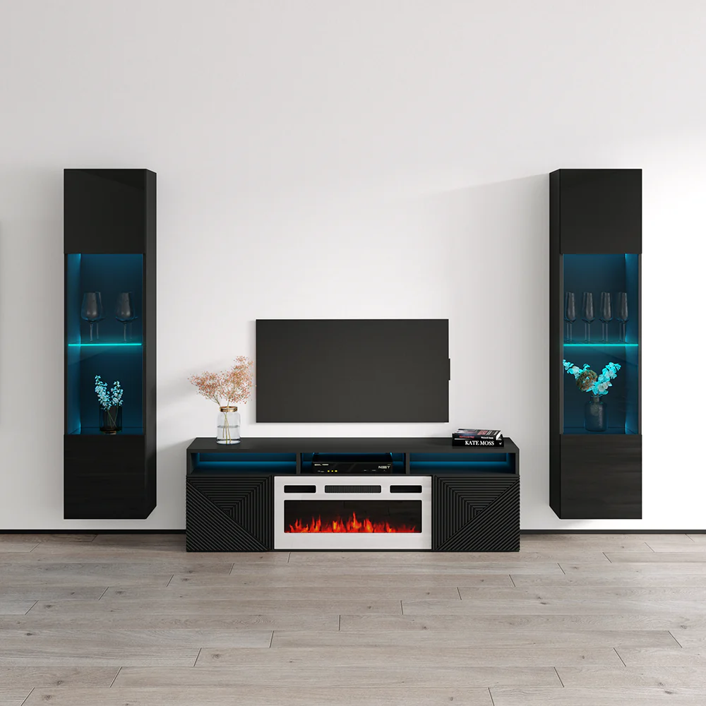 Giza WH-EF Floating Fireplace Entertainment Center - Image 45