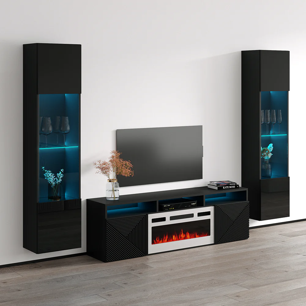 Giza WH-EF Floating Fireplace Entertainment Center - Image 46