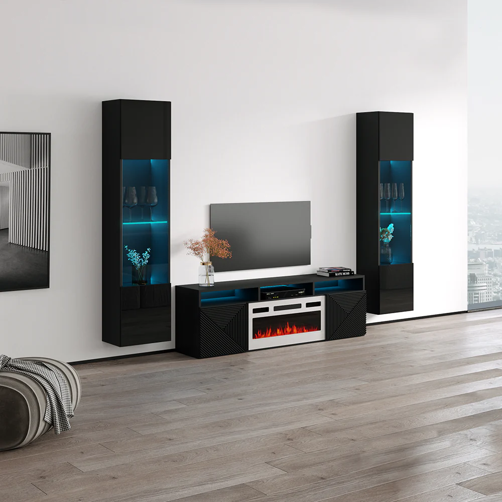 Giza WH-EF Floating Fireplace Entertainment Center - Image 47