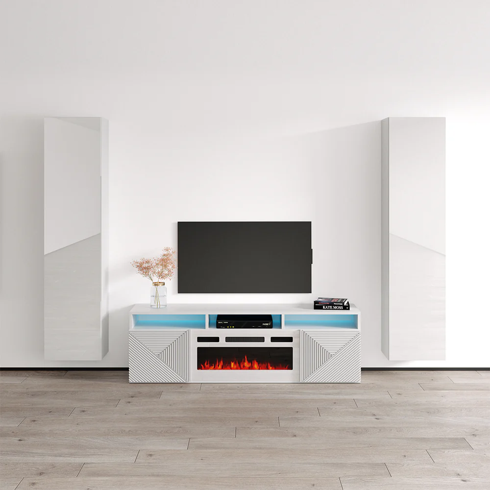 Giza WH-EF Floating Fireplace Entertainment Center - Image 5
