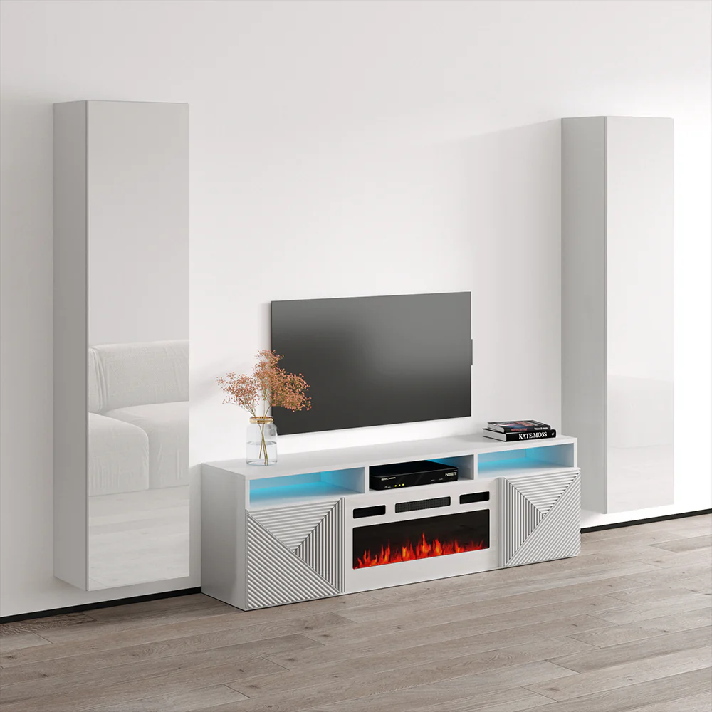 Giza WH-EF Floating Fireplace Entertainment Center - Image 6