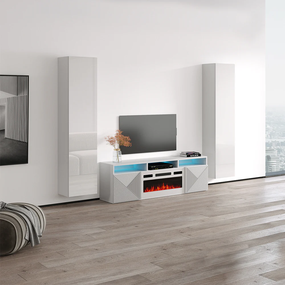 Giza WH-EF Floating Fireplace Entertainment Center - Image 7