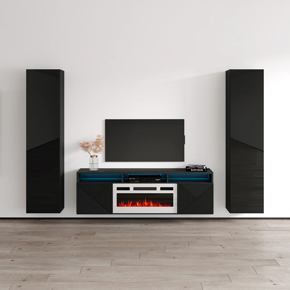 Giza WH-EF Floating Fireplace Entertainment Center - Image 9
