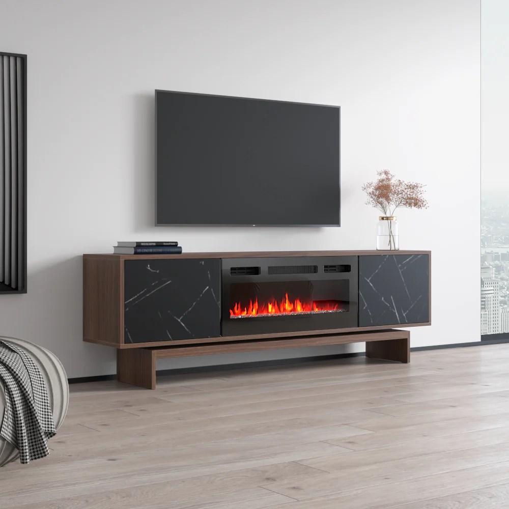 Gram BL-EF Fireplace TV Stand - Image 3