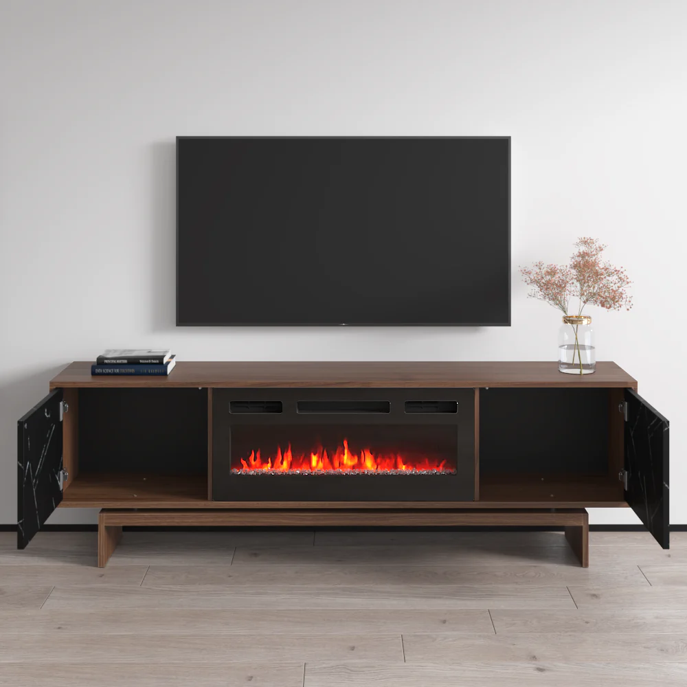 Gram BL-EF Fireplace TV Stand - Image 4