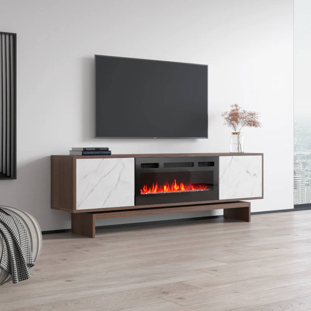 Gram BL-EF Fireplace TV Stand - Image 8