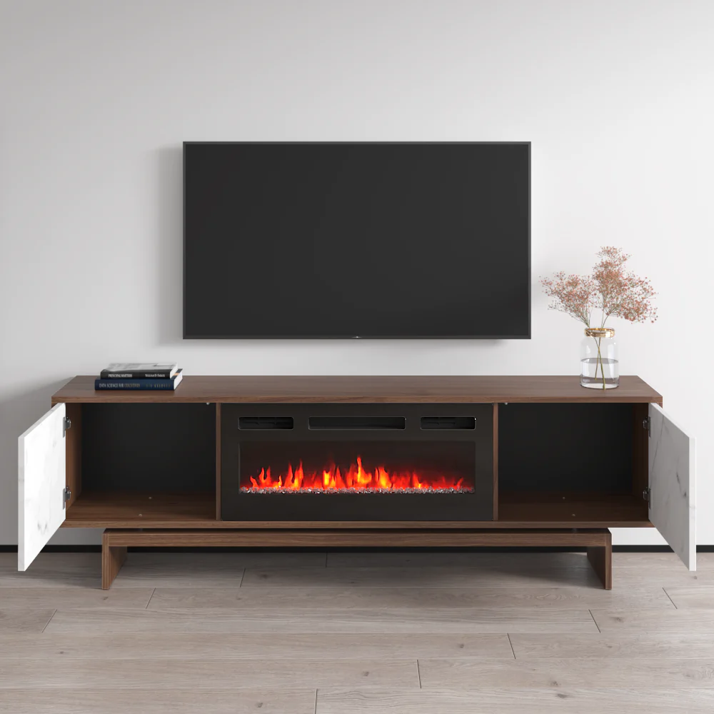 Gram BL-EF Fireplace TV Stand - Image 9