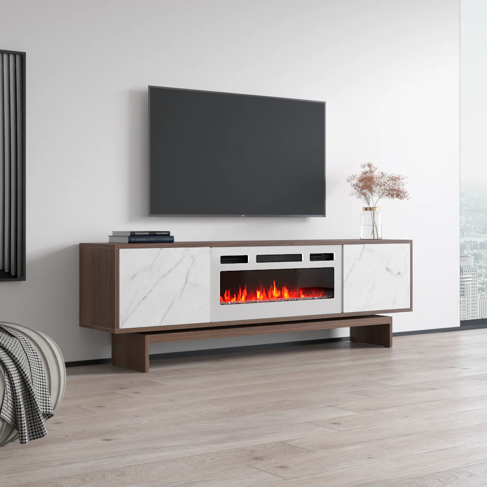 Gram WH-EF Fireplace TV Stand - Image 8
