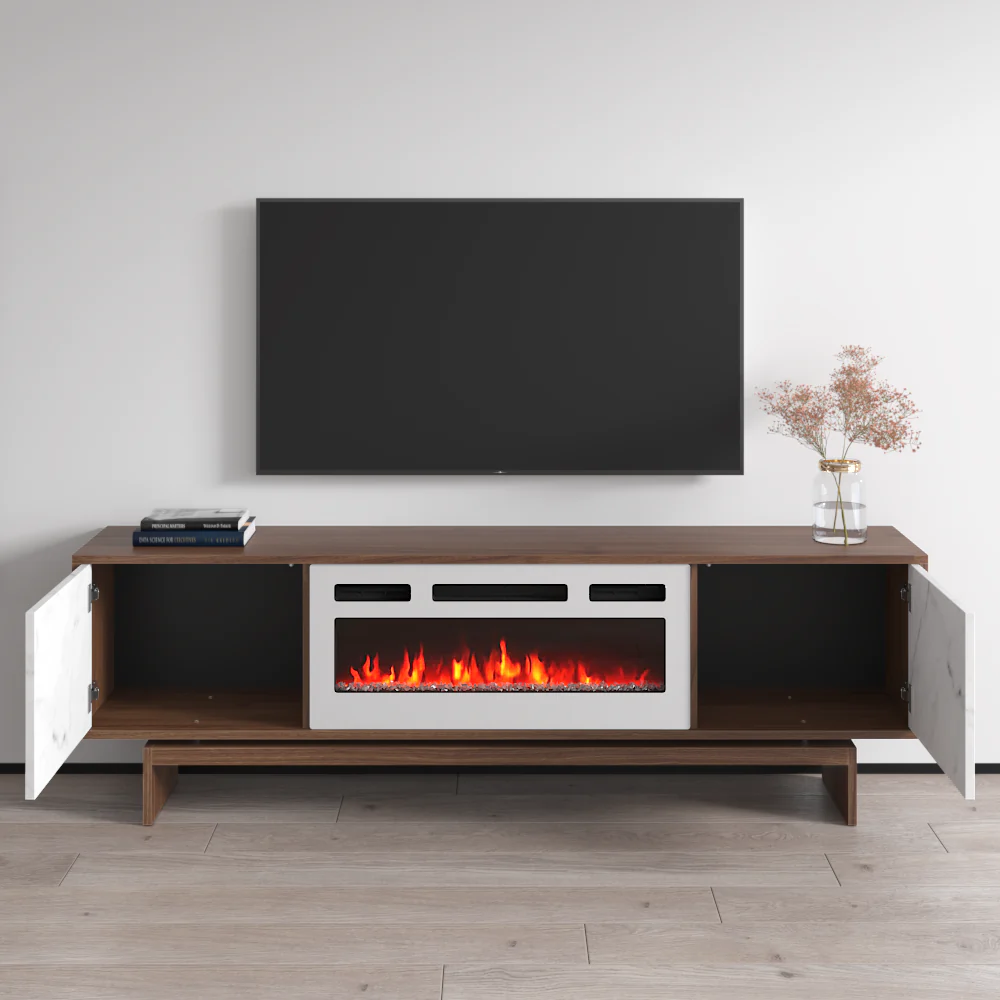 Gram WH-EF Fireplace TV Stand - Image 9