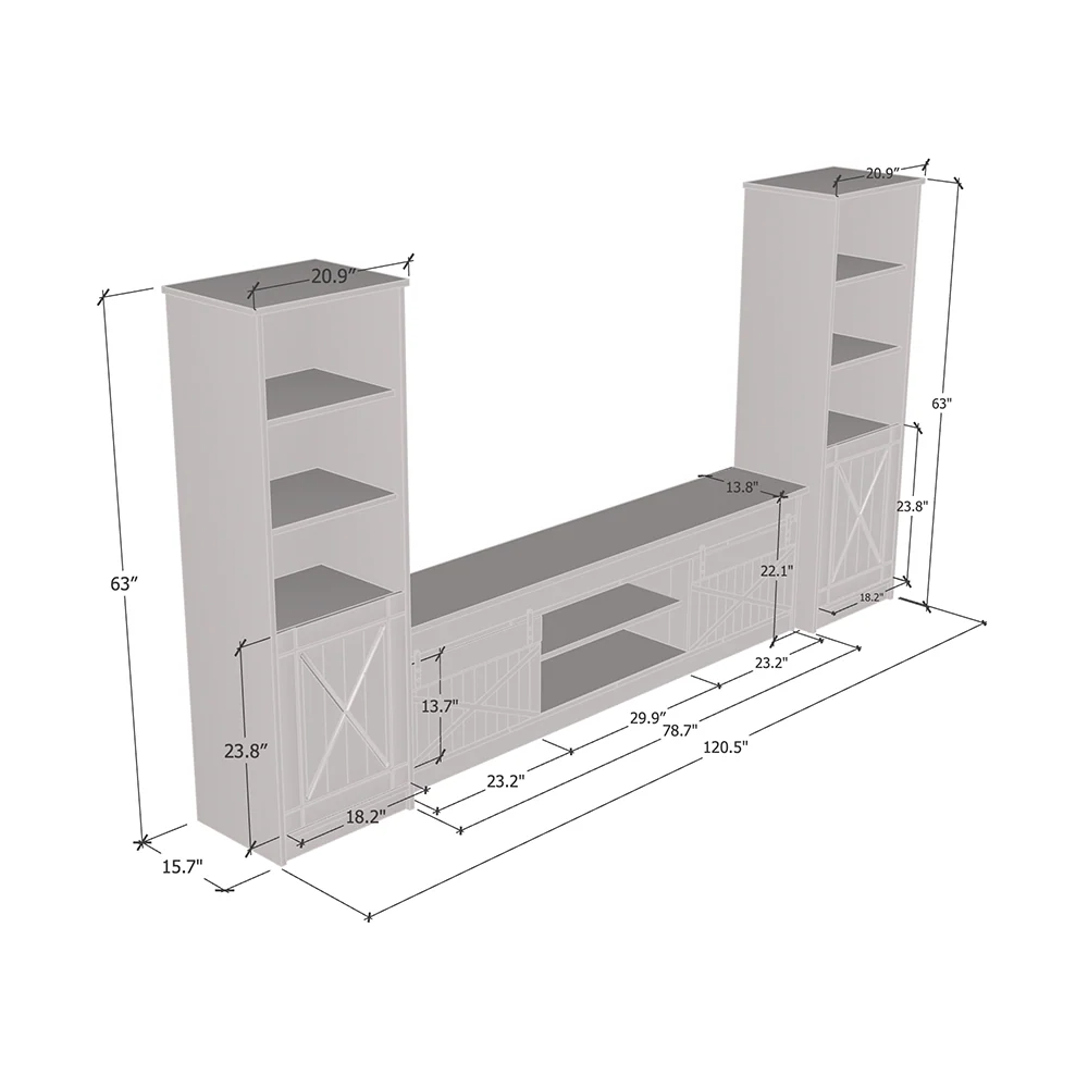 Granero 01 Entertainment Center - Image 10