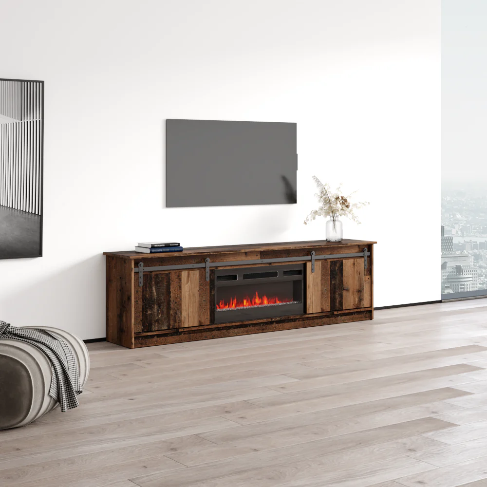 Granero 04 BL-EF Fireplace TV Stand - Image 9