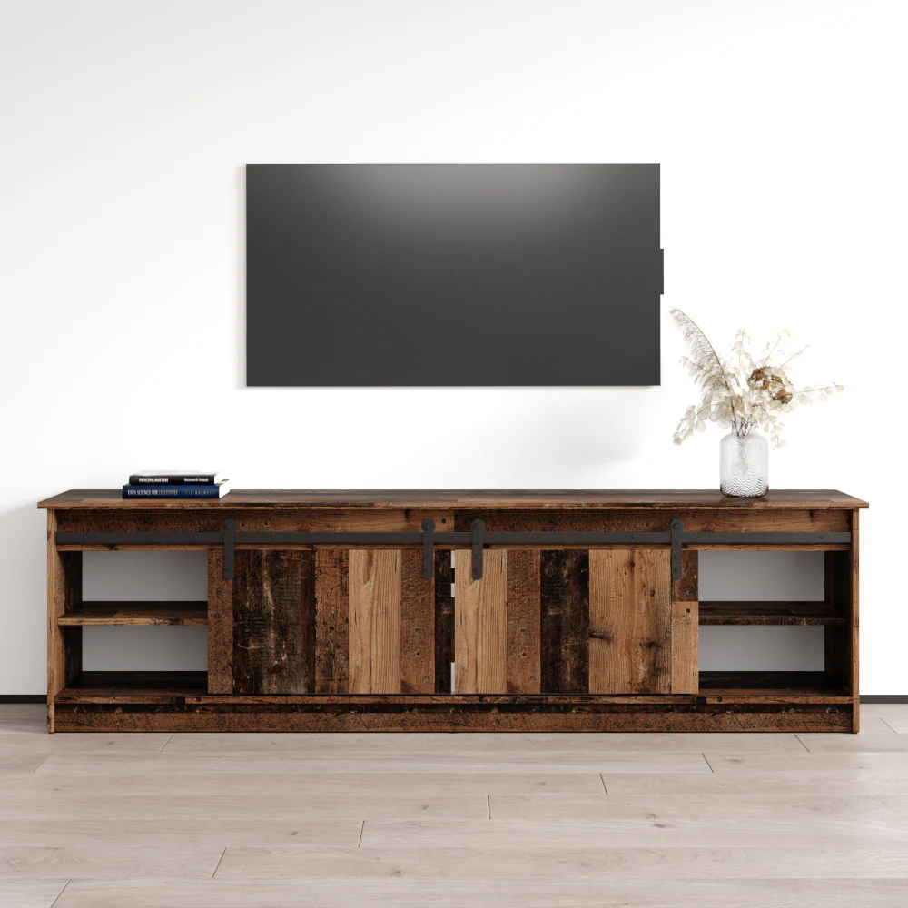 Granero 04 WH-EF Fireplace TV Stand - Image 10