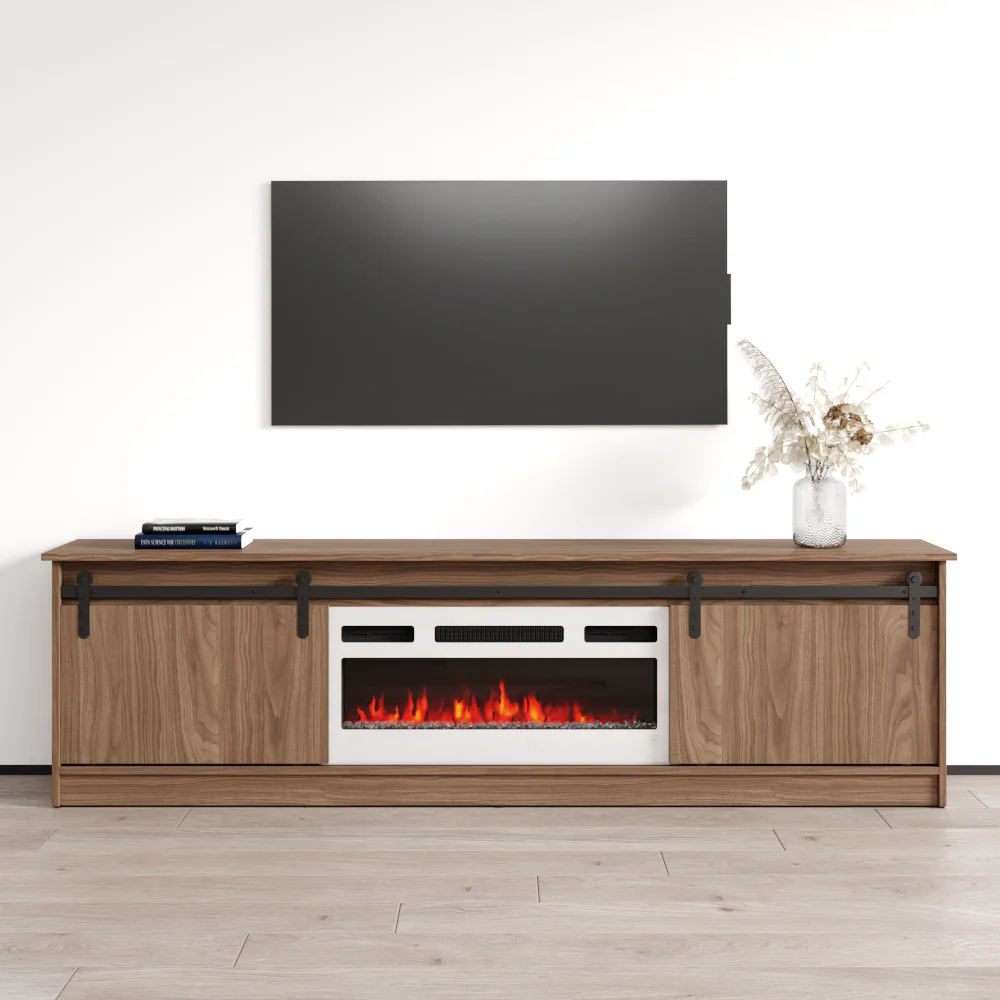 Granero 04 WH-EF Fireplace TV Stand - Image 13