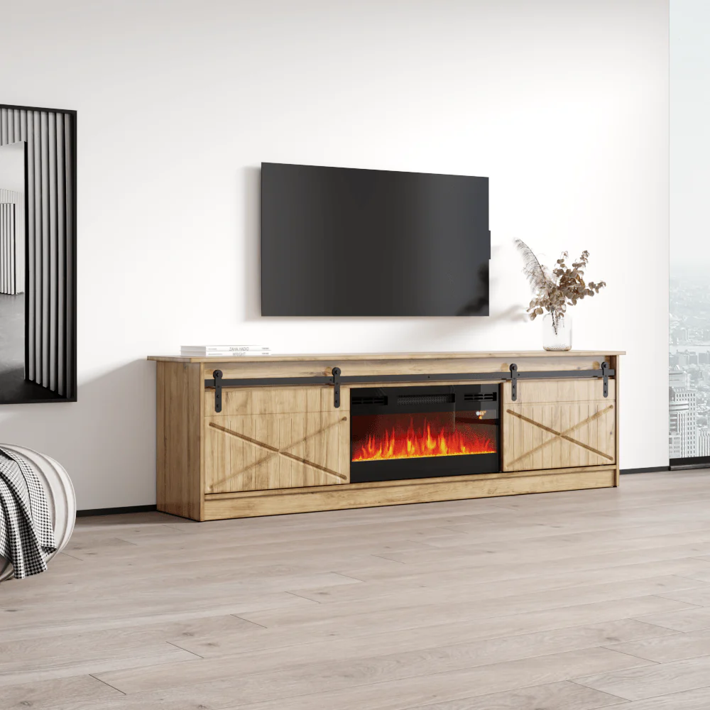Granero BL-EF Fireplace TV Stand - Image 15
