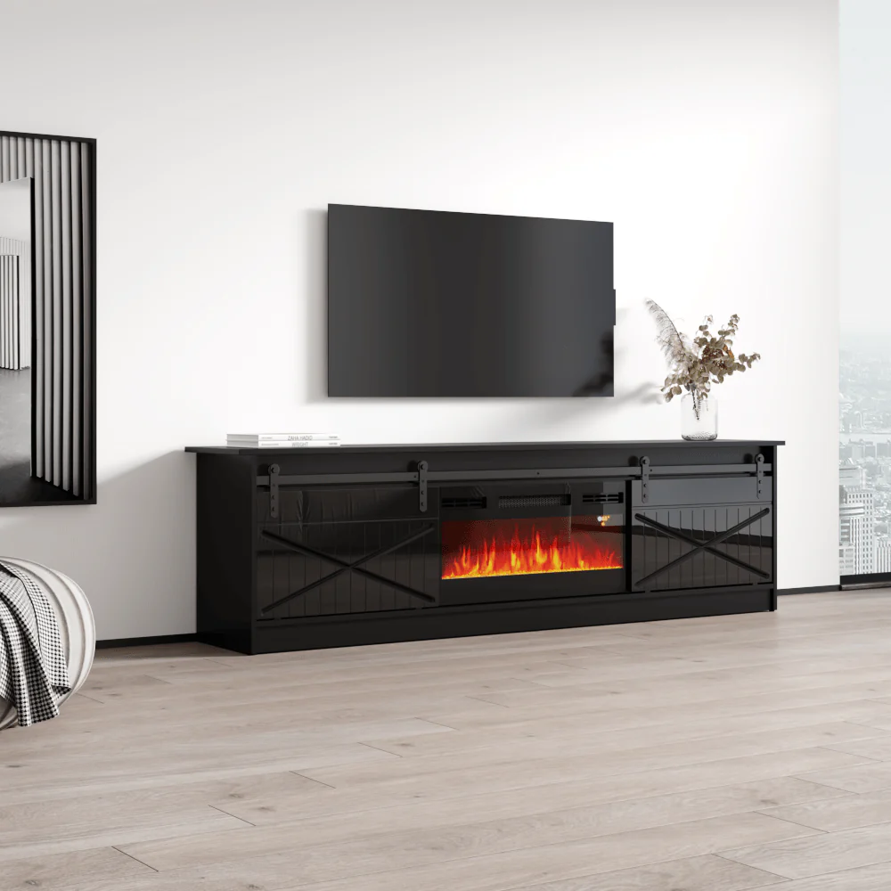 Granero BL-EF Fireplace TV Stand - Image 3
