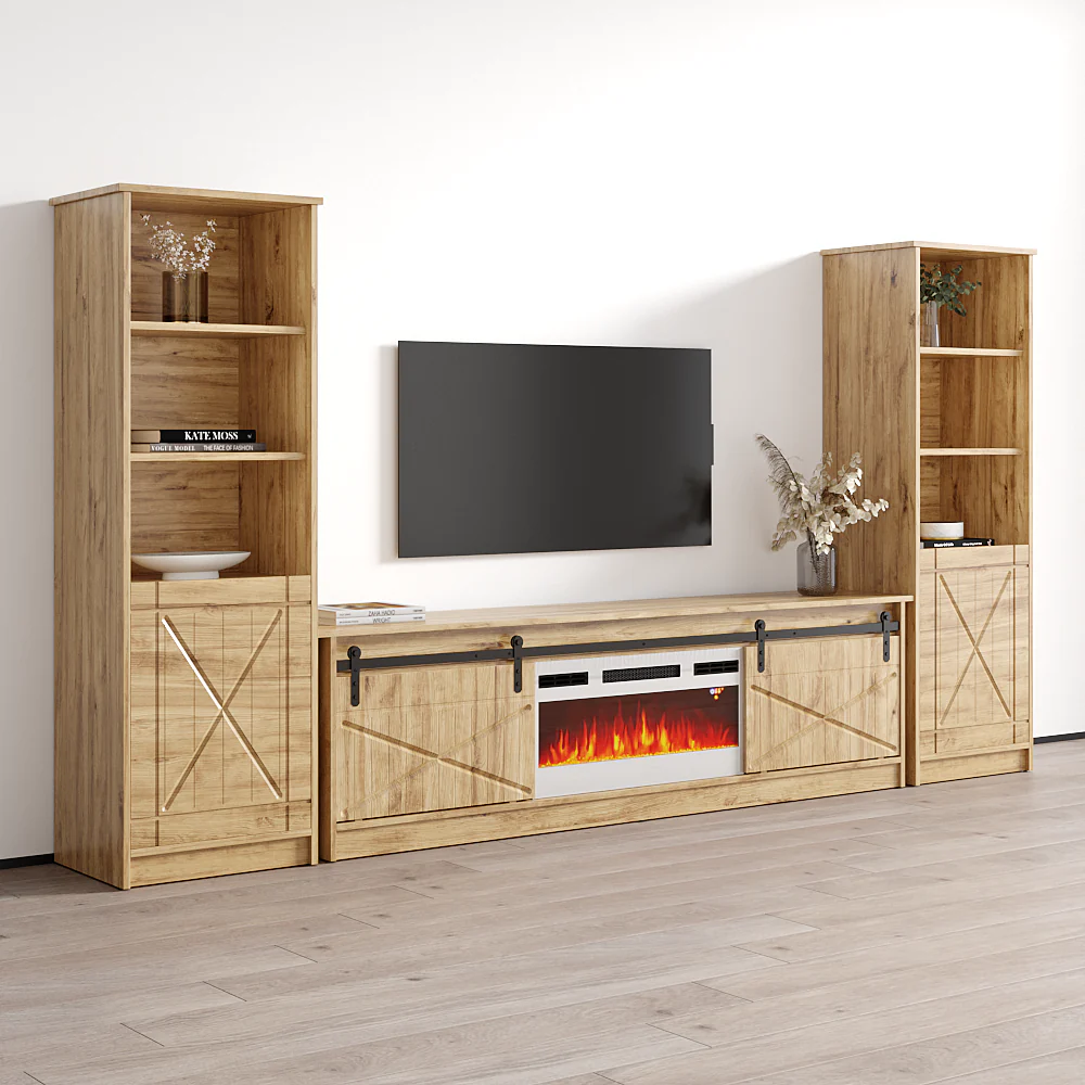 Granero WH-EF Fireplace Entertainment Center - Image 7