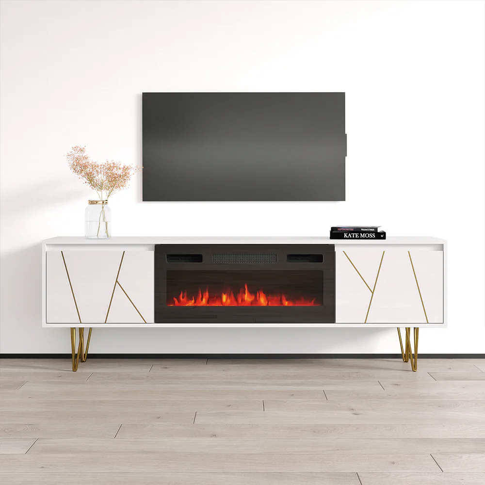 Haifa BL-EF Fireplace TV Stand - Image 11