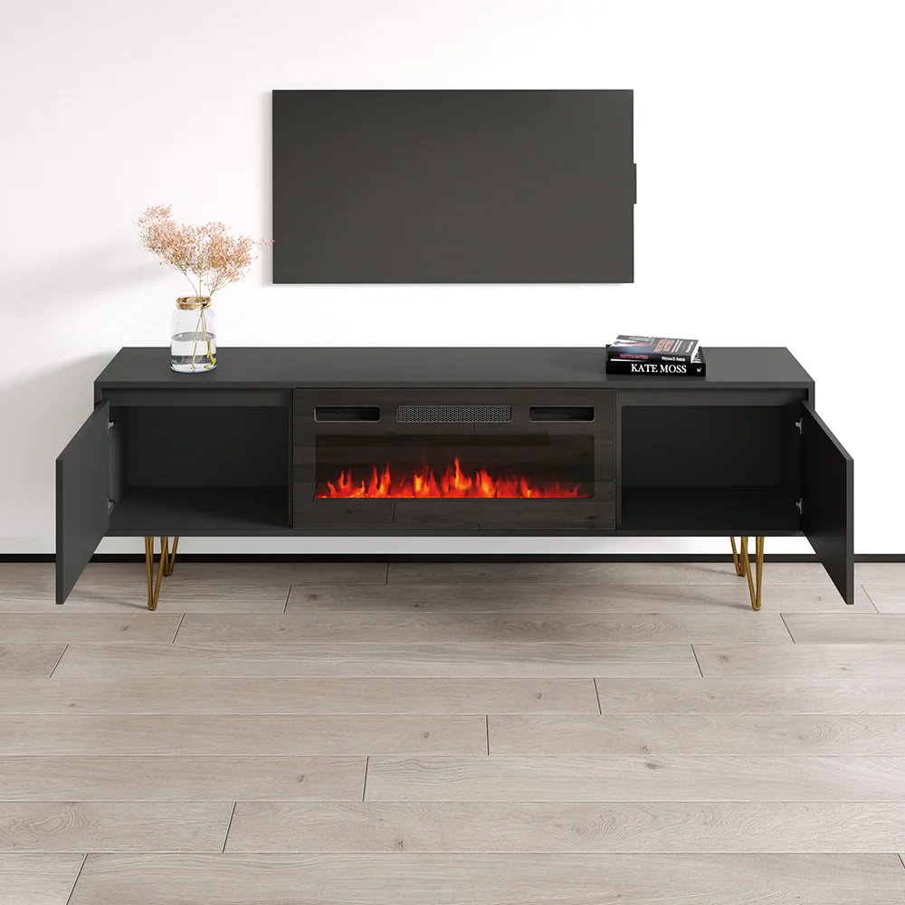 Haifa BL-EF Fireplace TV Stand - Image 4