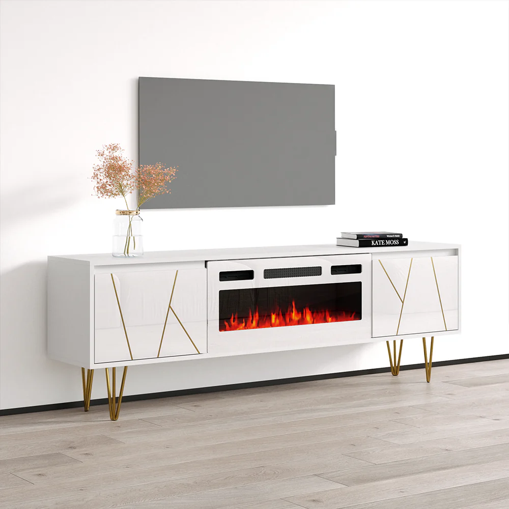 Haifa WH-EF Fireplace TV Stand - Image 12