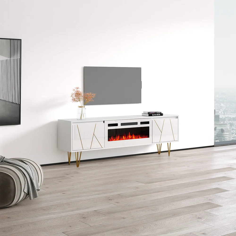 Haifa WH-EF Fireplace TV Stand - Image 13