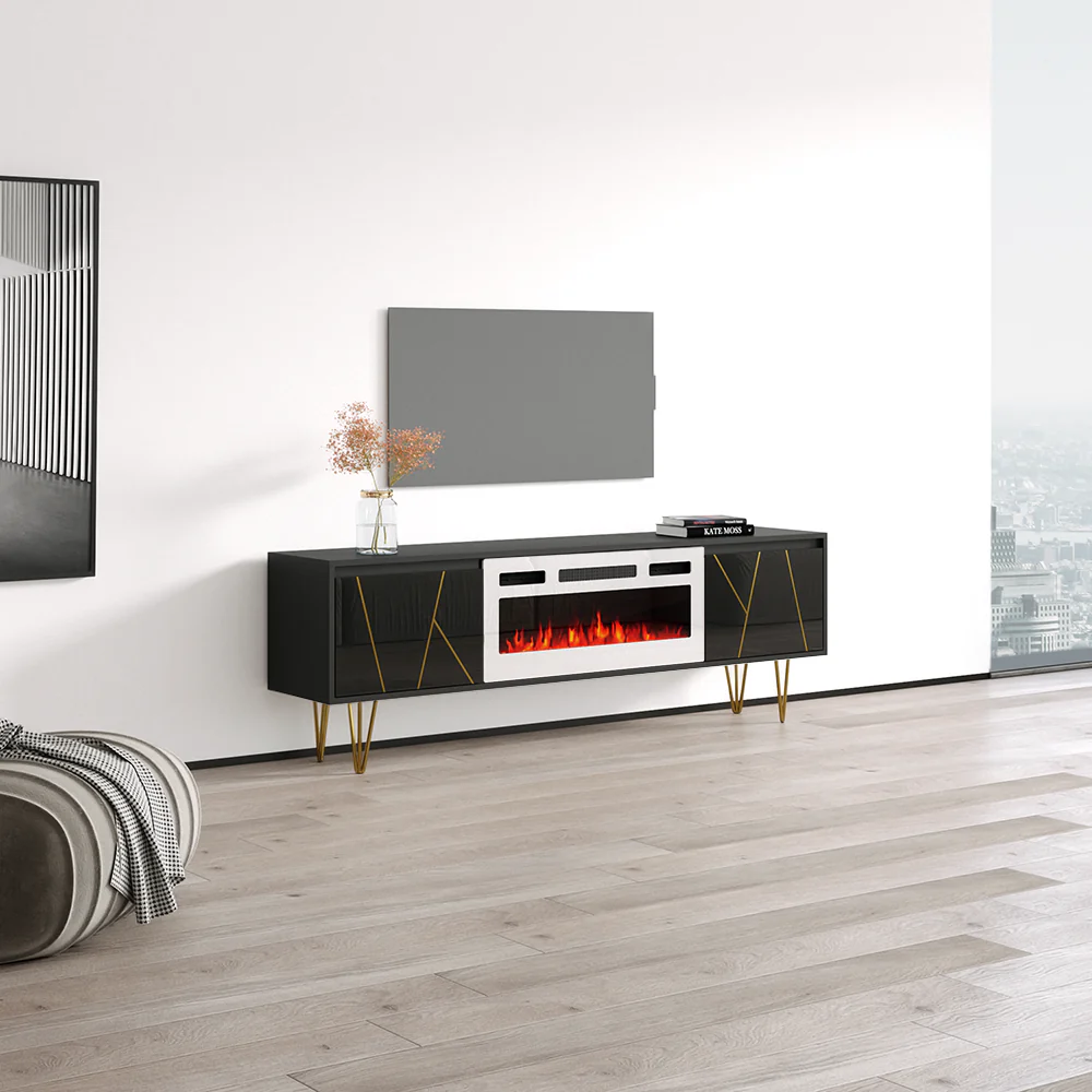Haifa WH-EF Fireplace TV Stand - Image 3