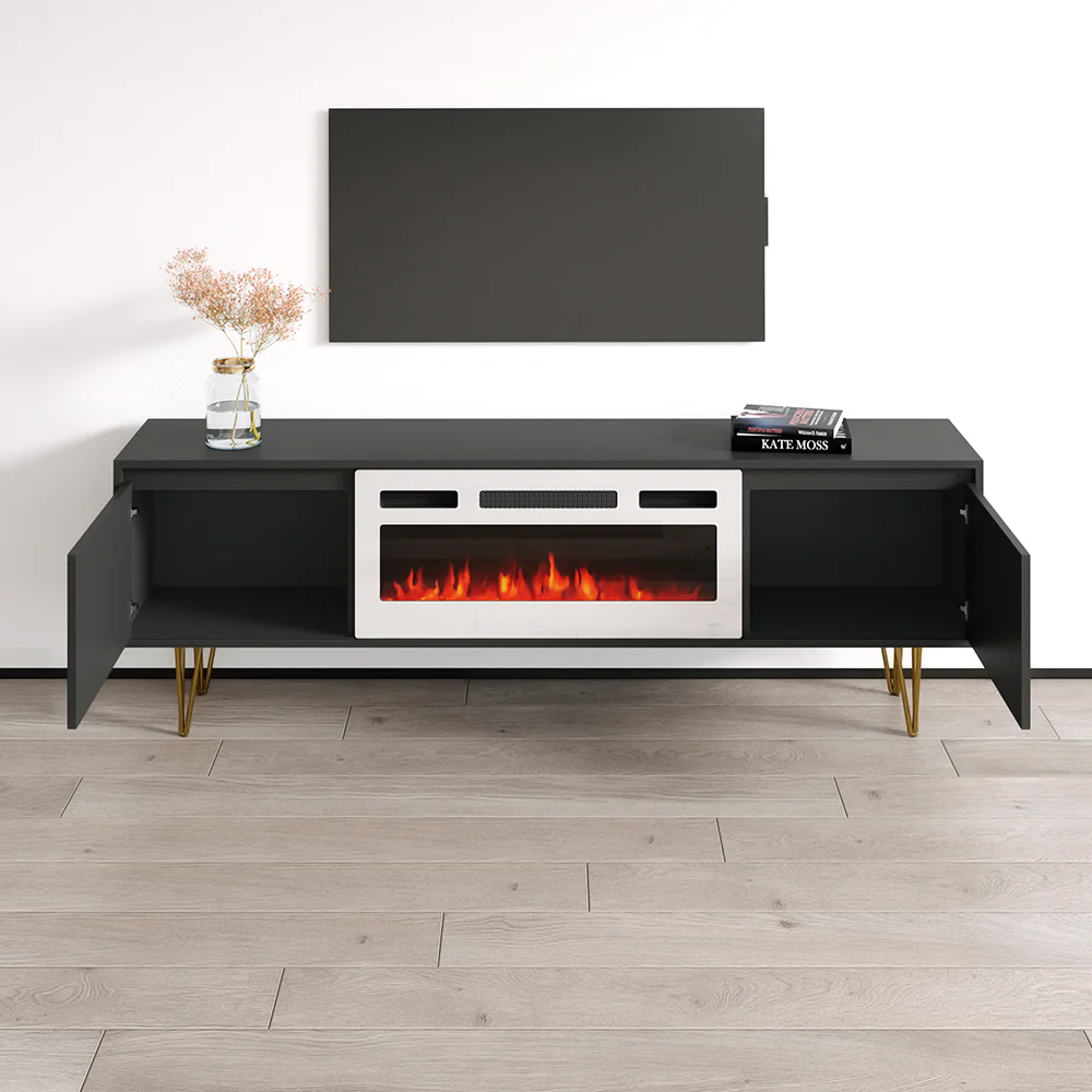 Haifa WH-EF Fireplace TV Stand - Image 4