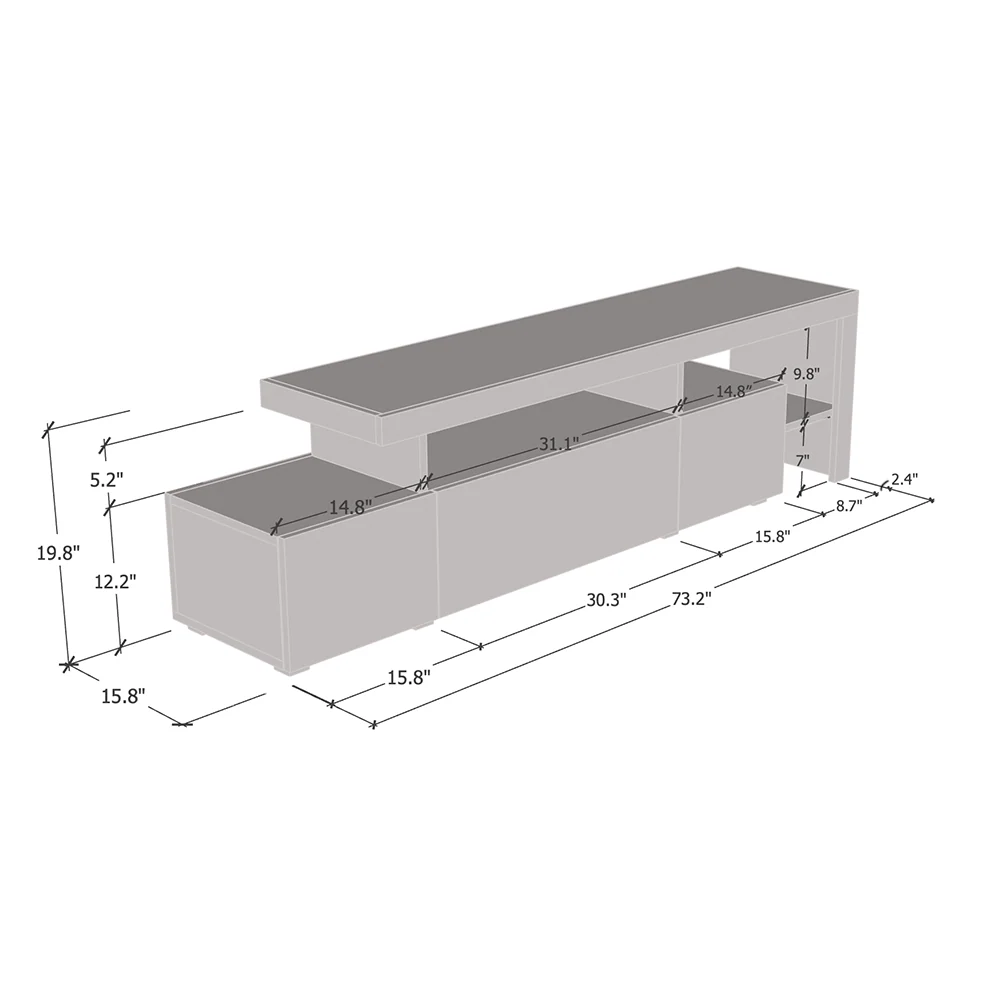 Indisio TV Stand - Image 18