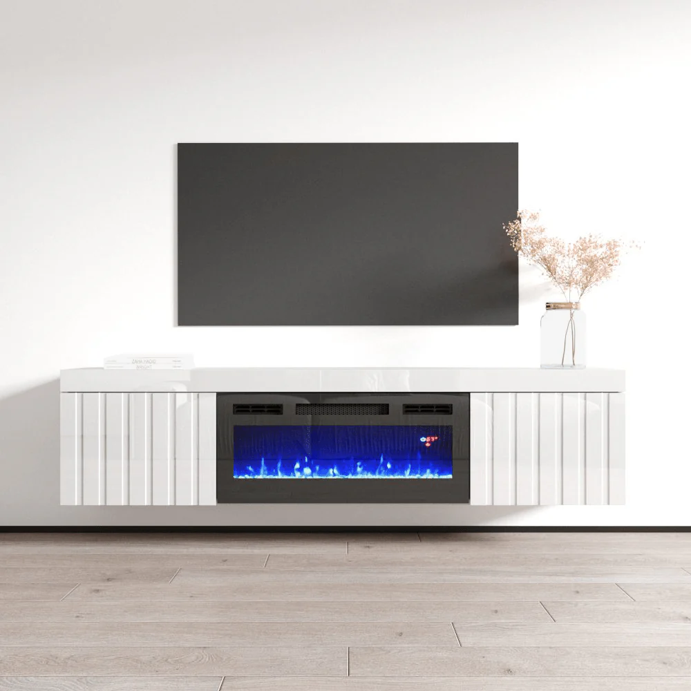 Knoxville BL-EF Floating Fireplace TV Stand - Image 19