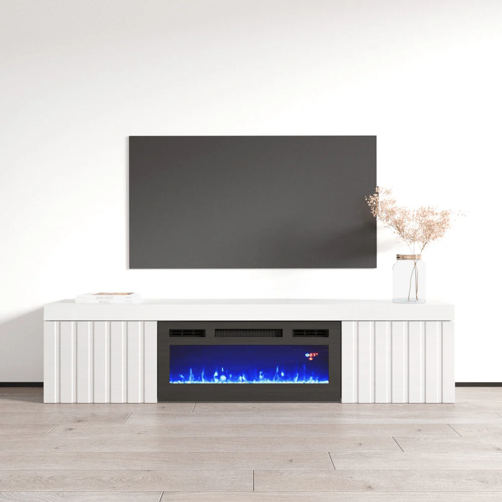 Knoxville BL-EF Floating Fireplace TV Stand - Image 22
