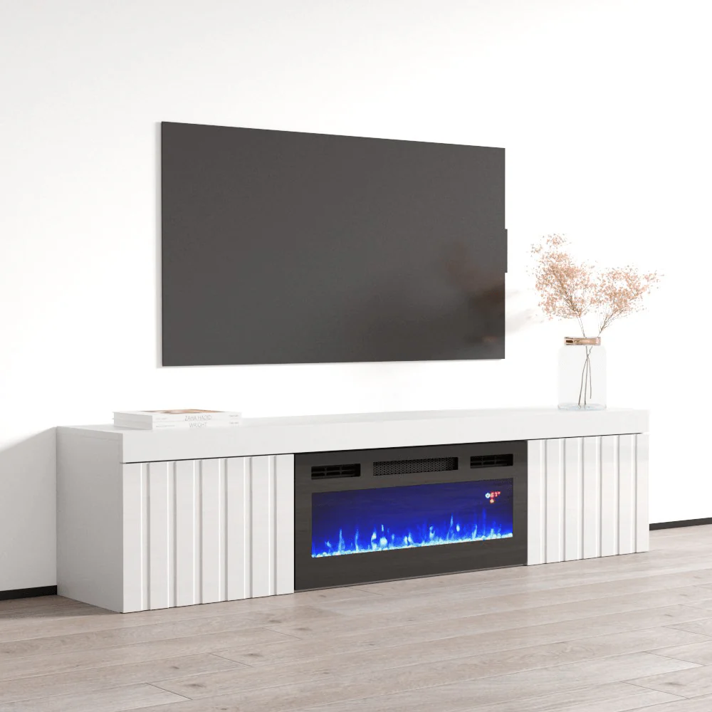 Knoxville BL-EF Floating Fireplace TV Stand - Image 23