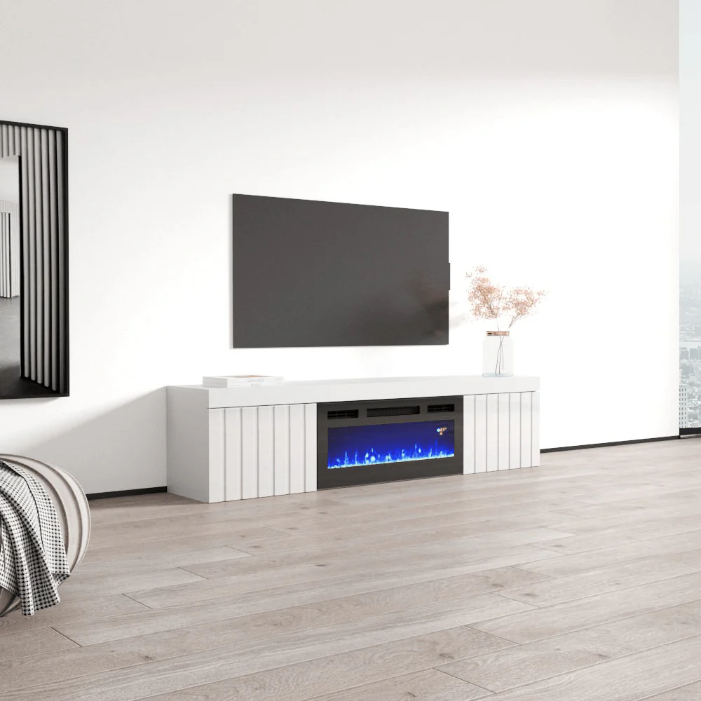 Knoxville BL-EF Floating Fireplace TV Stand - Image 24