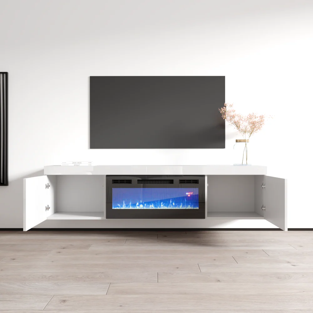 Knoxville BL-EF Floating Fireplace TV Stand - Image 25
