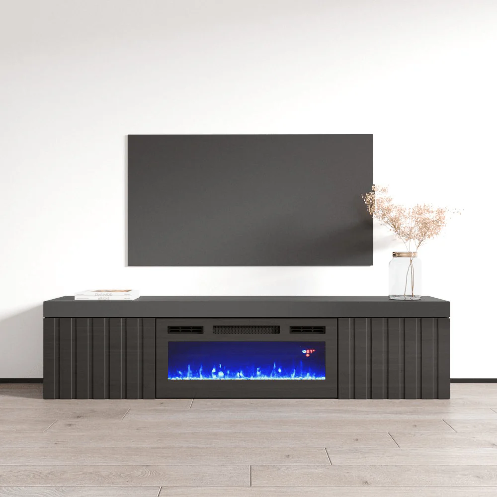 Knoxville BL-EF Floating Fireplace TV Stand - Image 4
