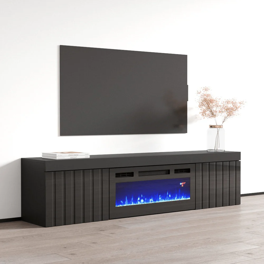 Knoxville BL-EF Floating Fireplace TV Stand - Image 5