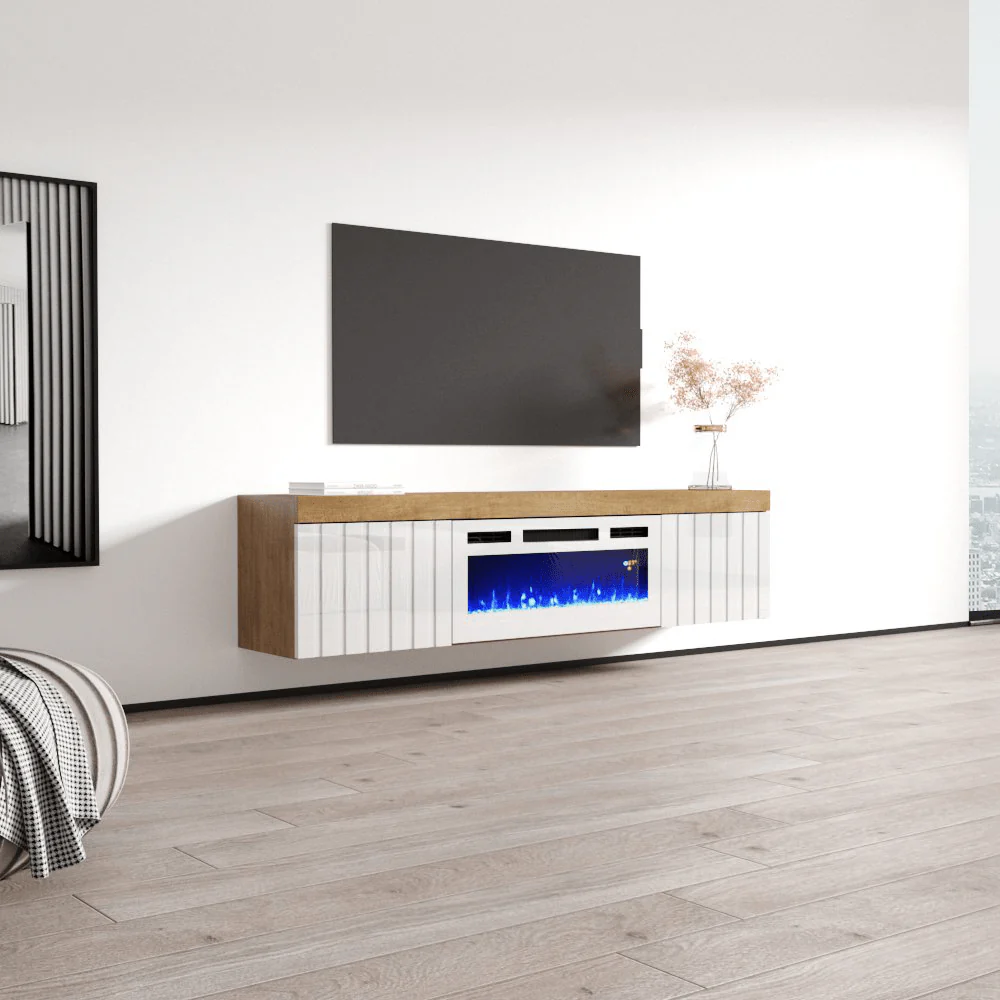 Knoxville WH-EF Floating Fireplace TV Stand - Image 21