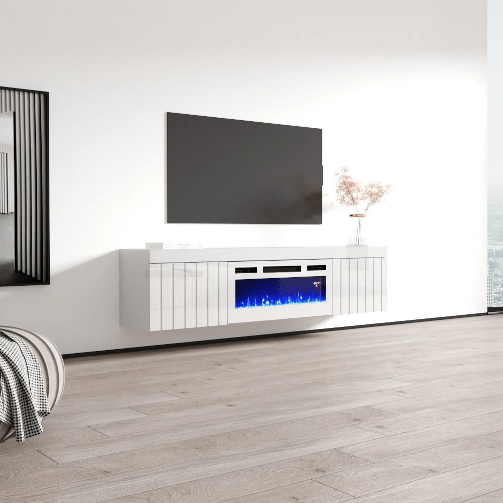 Knoxville WH-EF Floating Fireplace TV Stand - Image 3