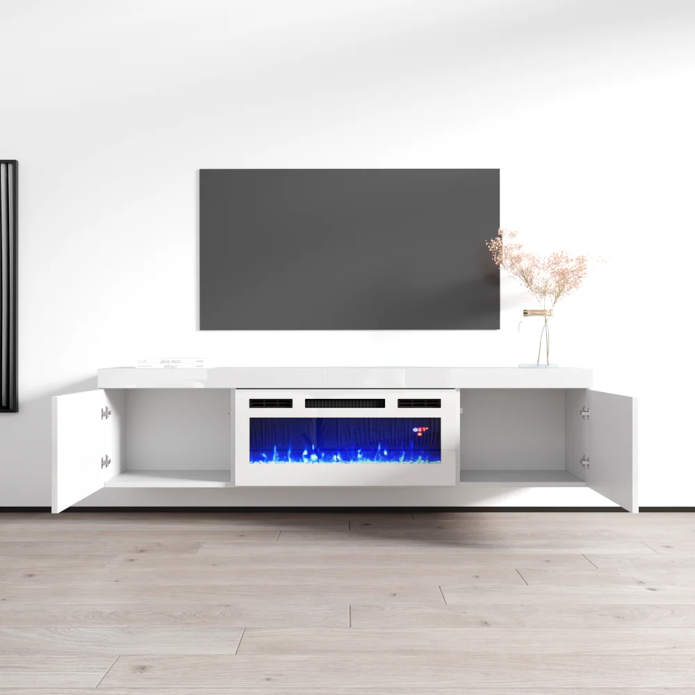 Knoxville WH-EF Floating Fireplace TV Stand - Image 7