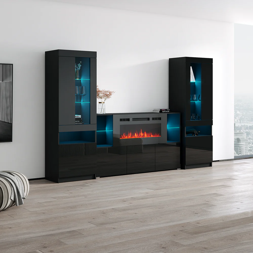Komi 03 Fireplace Entertainment Center - Image 3