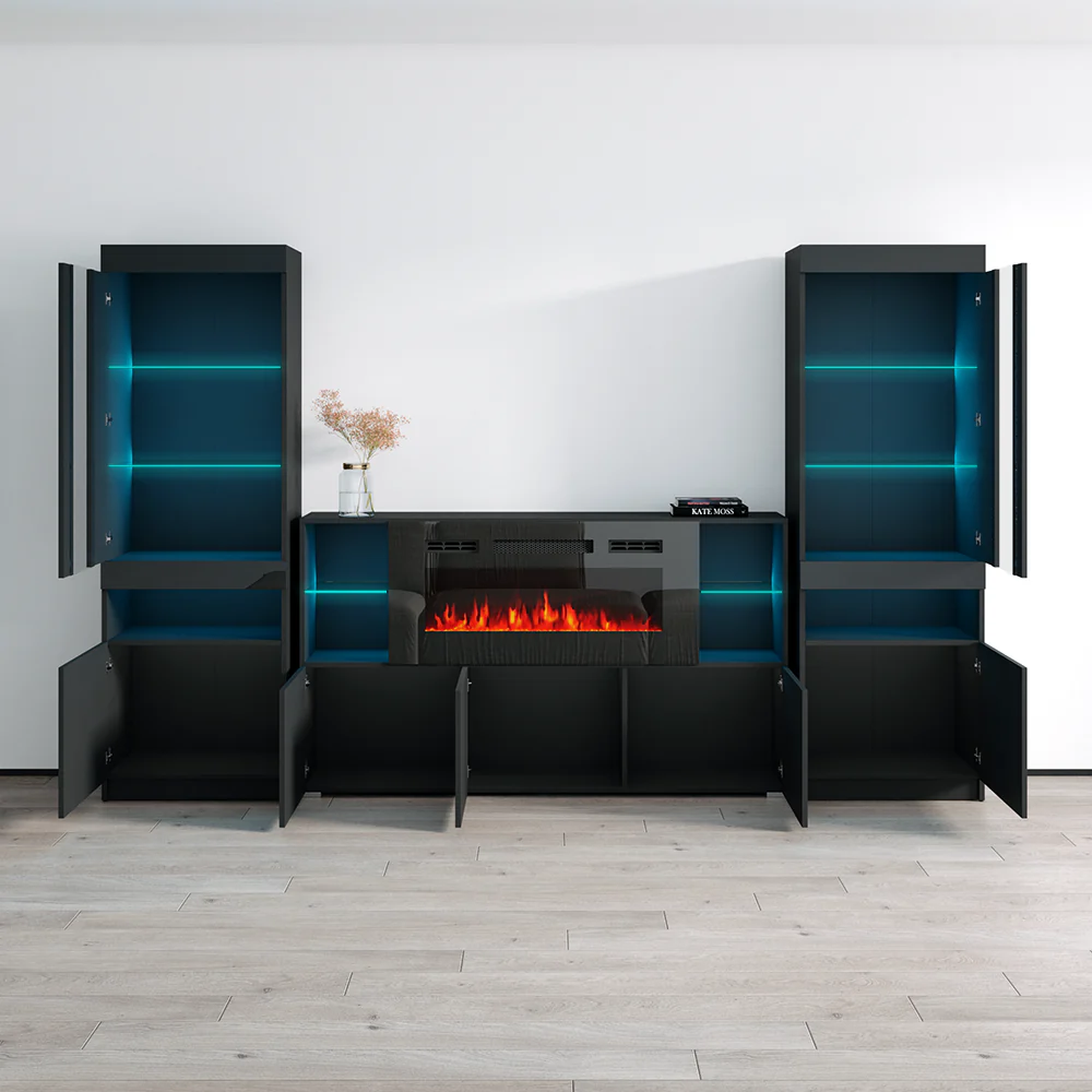 Komi 03 Fireplace Entertainment Center - Image 4