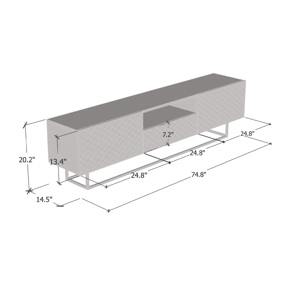 Lattice 01 TV Stand - Image 13