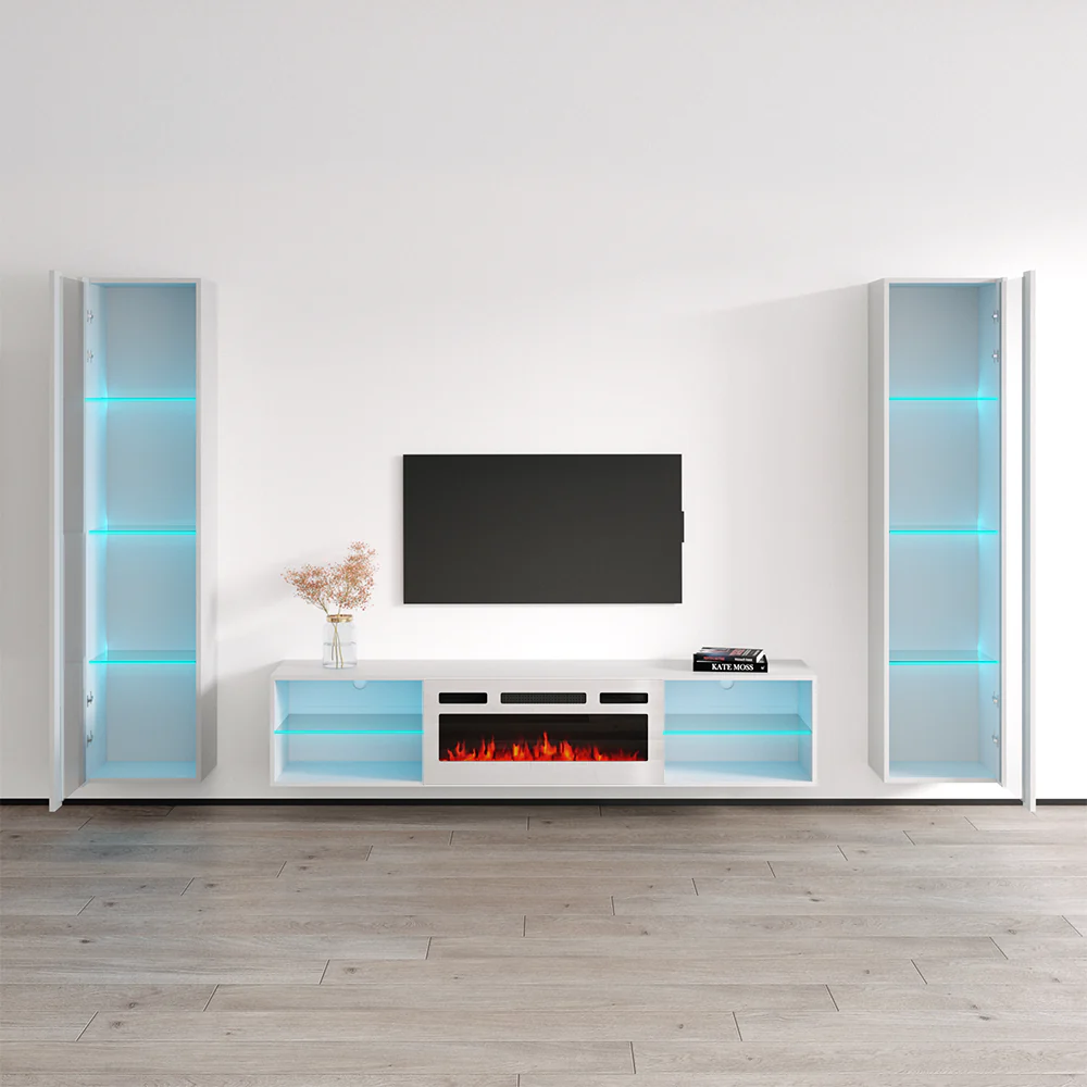 Lima WH-EF Floating Fireplace Entertainment Center - Image 14