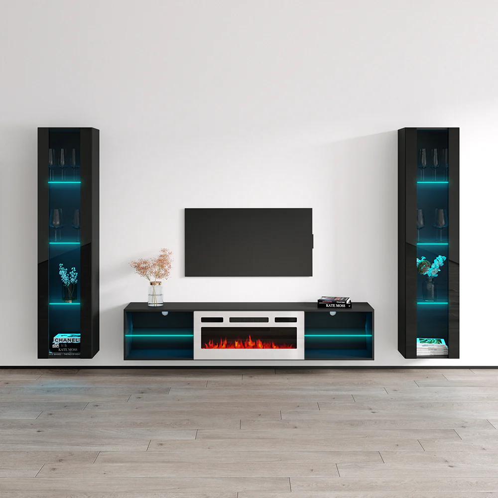 Lima WH-EF Floating Fireplace Entertainment Center - Image 16