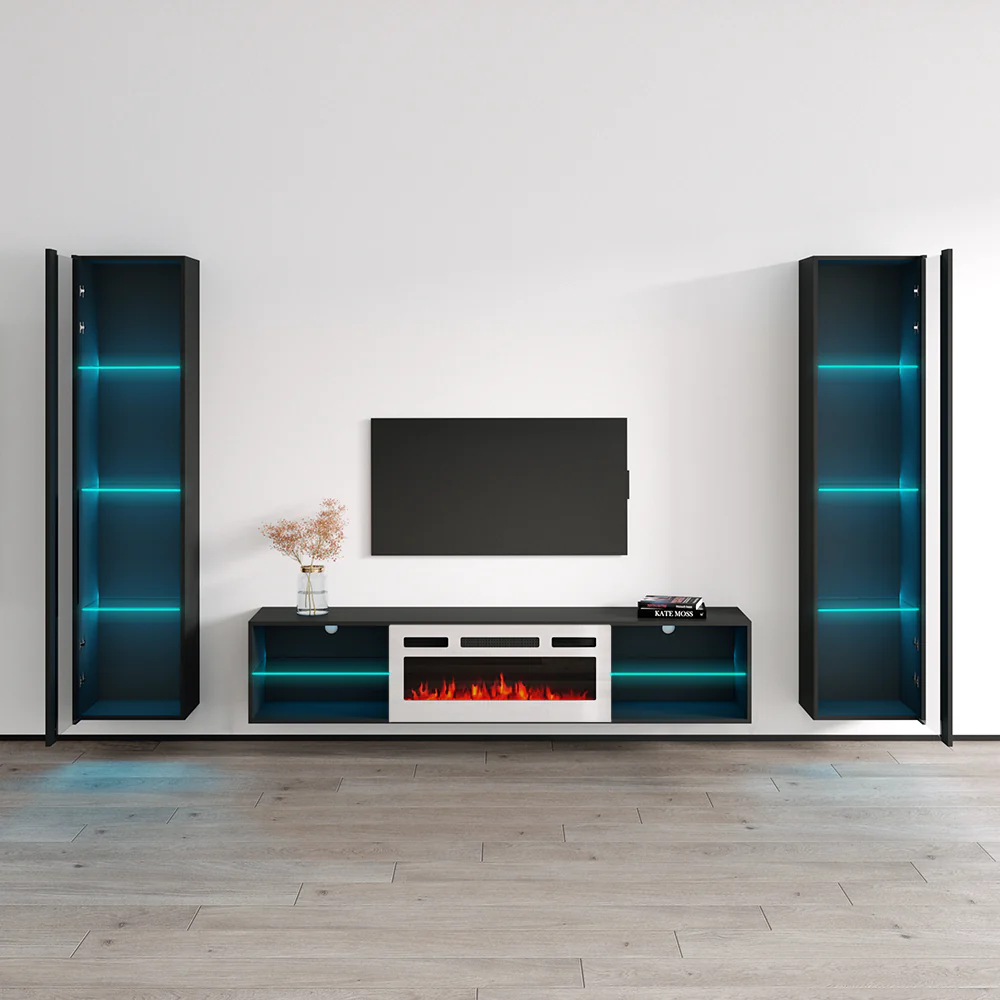 Lima WH-EF Floating Fireplace Entertainment Center - Image 19