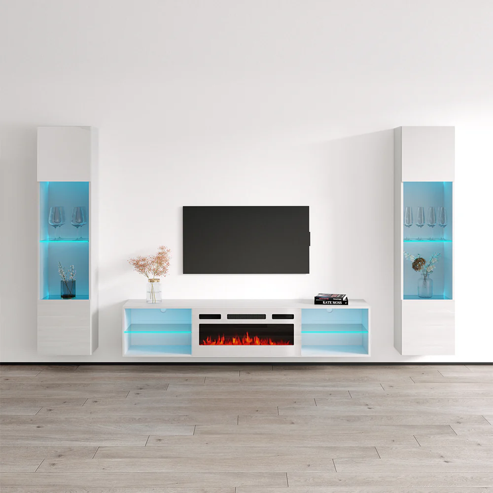 Lima WH-EF Floating Fireplace Entertainment Center - Image 21