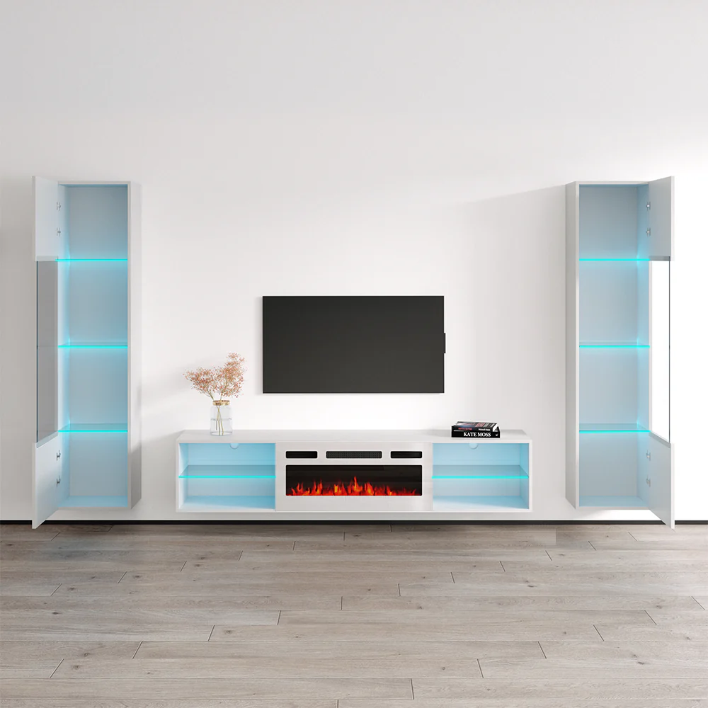Lima WH-EF Floating Fireplace Entertainment Center - Image 24