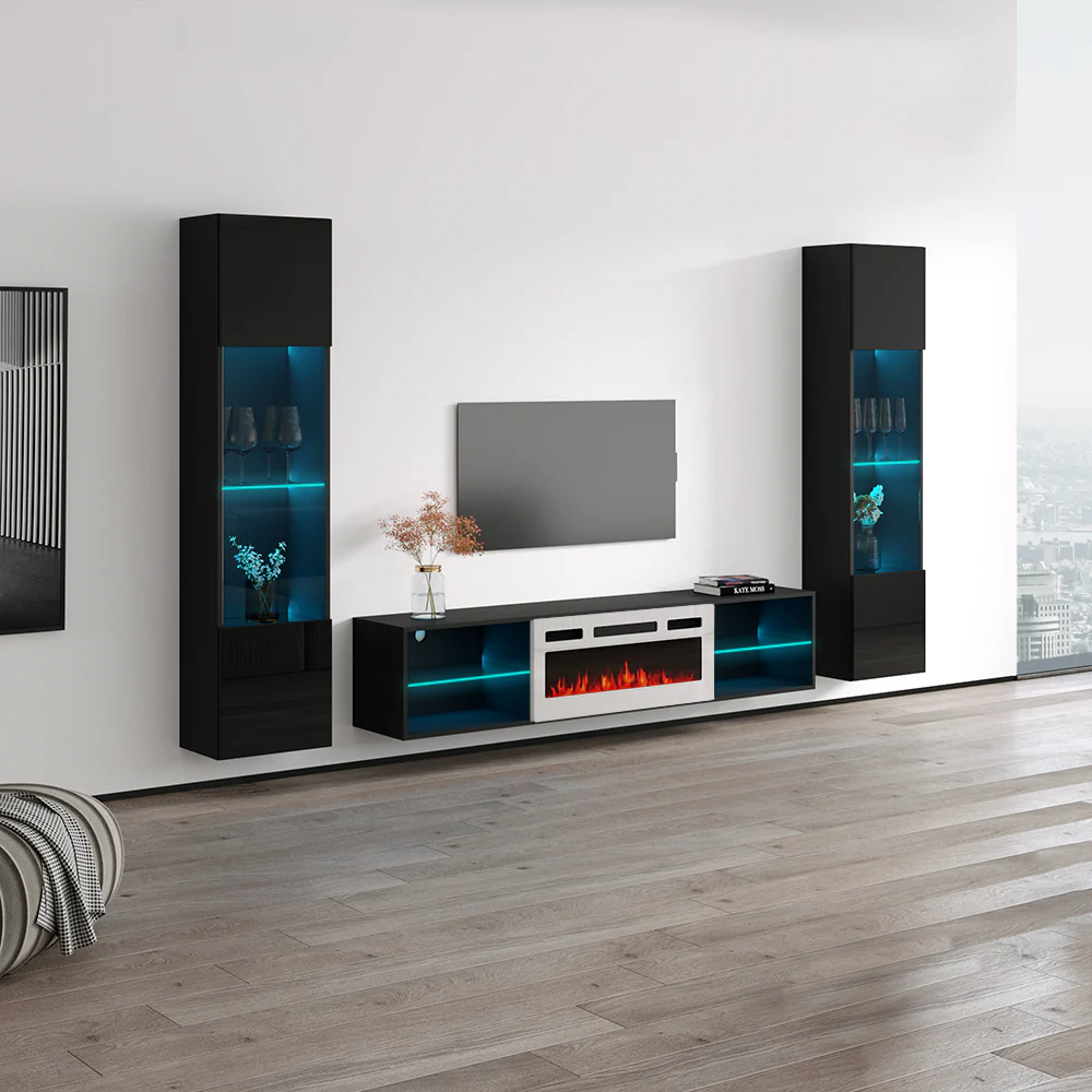 Lima WH-EF Floating Fireplace Entertainment Center - Image 28