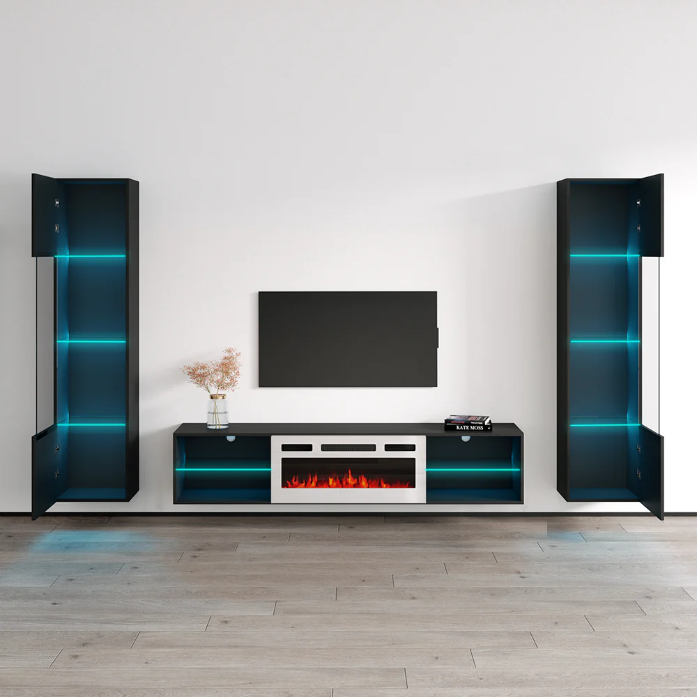 Lima WH-EF Floating Fireplace Entertainment Center - Image 29