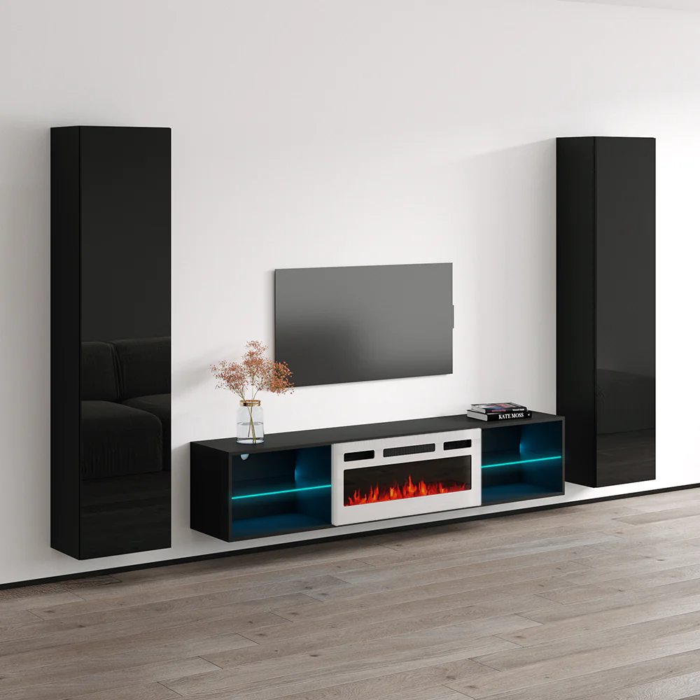 Lima WH-EF Floating Fireplace Entertainment Center - Image 7